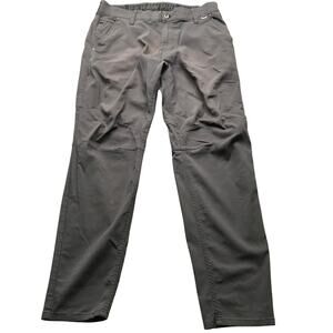 Projek Raw Stretch Casual Chino Pants Mens 31x28 Double Knee Stretch Gray